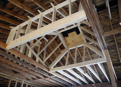 Construction: Interior Skylight Framing
