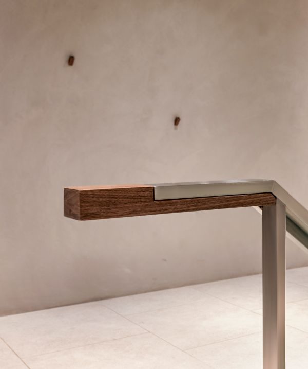 Mikvah Handrail Detail © Mike Schwartz